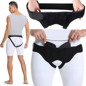 POOPERACYJNY PAS PRZEPUKLINOWY PACHWINOWY PREMIUM MEDYCZNY OBUSTRONNY RZEPY