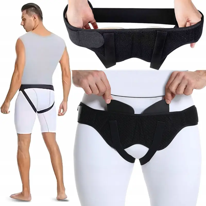 POOPERACYJNY PAS PRZEPUKLINOWY PACHWINOWY PREMIUM MEDYCZNY OBUSTRONNY RZEPY