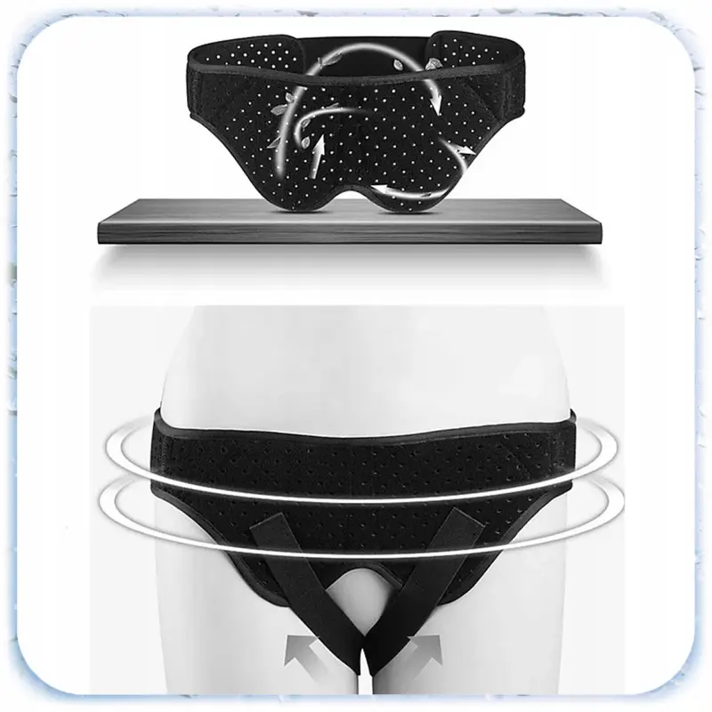 POOPERACYJNY PAS PRZEPUKLINOWY PACHWINOWY PREMIUM MEDYCZNY OBUSTRONNY RZEPY