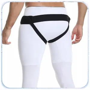 POOPERACYJNY PAS PRZEPUKLINOWY PACHWINOWY PREMIUM MEDYCZNY OBUSTRONNY RZEPY