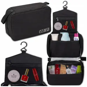 KOSMETYCZKA WISZĄCA PODRÓŻNA ROZKŁADANA ORGANIZER MĘSKA DAMSKA Z HACZYKIEM
