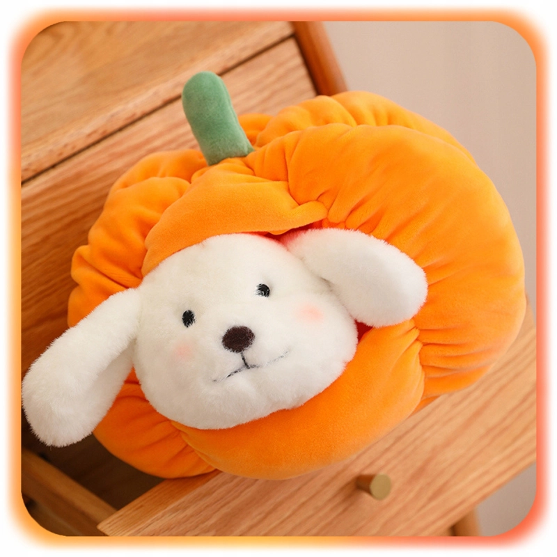 2w1 PIESEK W DOMKU Z DYNI MASKOTKA Pluszowy Pies Pluszak dla Dzieci Dziecka