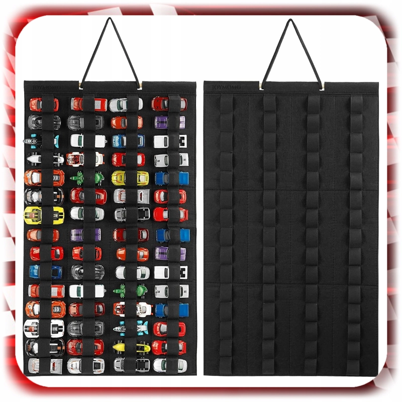 ORGANIZER NA RESORAKI AUTKA SAMOCHODZIKI 60szt HOT WHEELS PÓŁKA FILCOWY