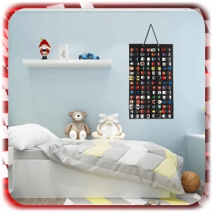 ORGANIZER NA RESORAKI AUTKA SAMOCHODZIKI 60szt HOT WHEELS PÓŁKA FILCOWY