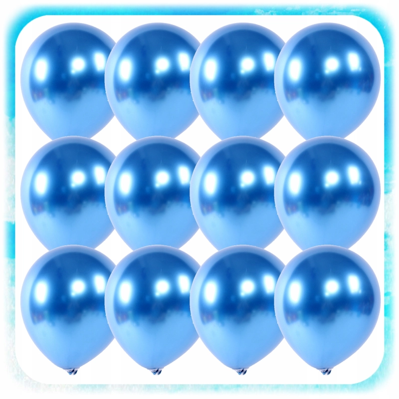 GIRLANDA BALONOWA BALONY URODZINY CHRZEST 18 NIEBIESKI ZESTAW 102SZT +TAŚMA