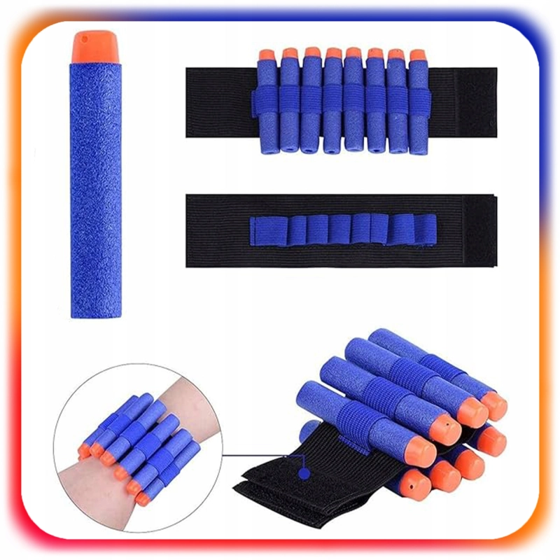 NAJWIĘKSZY ZESTAW 146EL do Nerf Kamizelka Taktyczna Magazynki 140x Strzałki