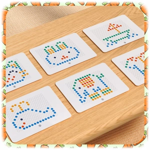 TABLICA MAGNETYCZNA DLA DZIECI MONTESSORI MAGPAD KRÓLIK UKŁADANKA MOZAIKA