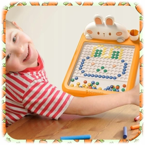 TABLICA MAGNETYCZNA DLA DZIECI MONTESSORI MAGPAD KRÓLIK UKŁADANKA MOZAIKA