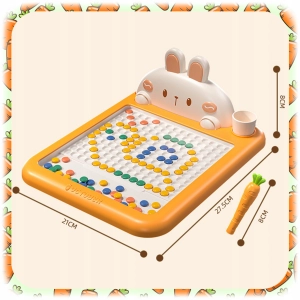 TABLICA MAGNETYCZNA DLA DZIECI MONTESSORI MAGPAD KRÓLIK UKŁADANKA MOZAIKA