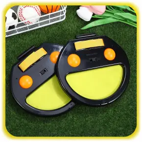 CATCH BALL GRA ZRĘCZNOŚCIOWA RZUCAJ ŁAP DLA DWOJGA 2x PALETKI + 4 PIŁKI