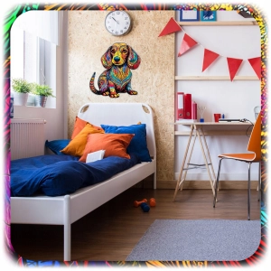 PUZZLE DREWNIANE A4 PIES DWUSTRONNE 174EL UKŁADANKA PREZENT DLA DZIECI