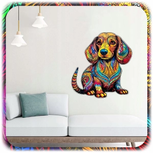 PUZZLE DREWNIANE A4 PIES DWUSTRONNE 174EL UKŁADANKA PREZENT DLA DZIECI