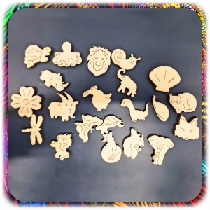 PUZZLE DREWNIANE A4 PTAK DWUSTRONNE 158 EL UKŁADANKA DLA DZIECI PREZENT