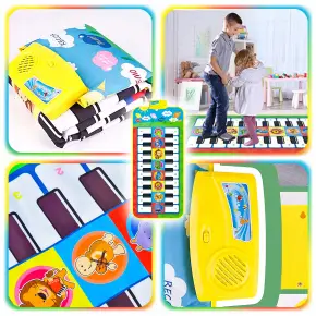 MATA MUZYCZNA TANECZNA Pianino Interaktywna Gra dla Całej Rodziny Dzieci