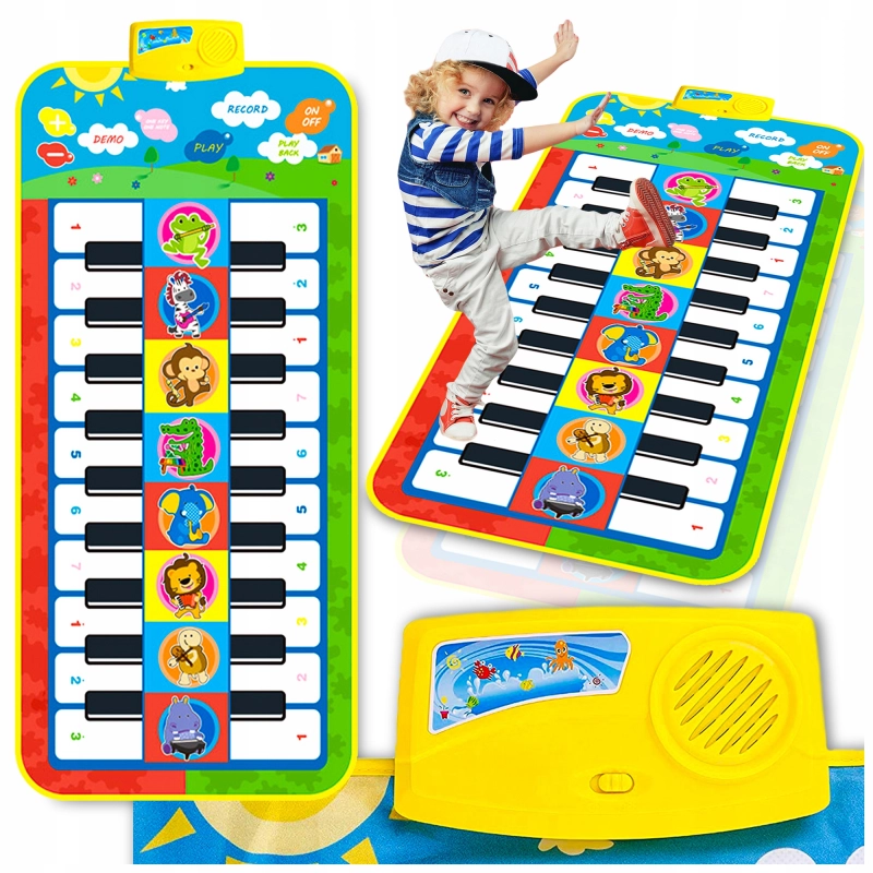 MATA MUZYCZNA TANECZNA Pianino Interaktywna Gra dla Całej Rodziny Dzieci