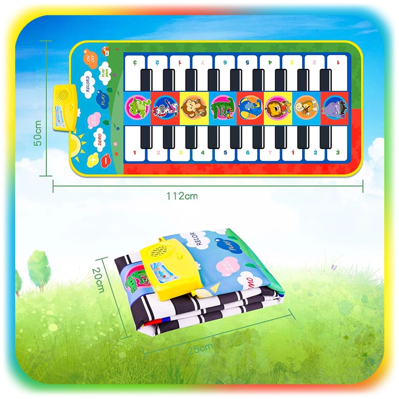 MATA MUZYCZNA TANECZNA Pianino Interaktywna Gra dla Całej Rodziny Dzieci