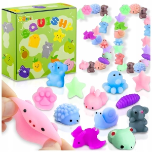 30 SZT GNIOTEK MOCHI SQUISHY ZABAWKA ANTYSTRESOWA SENSORYCZNA DLA DZIECI