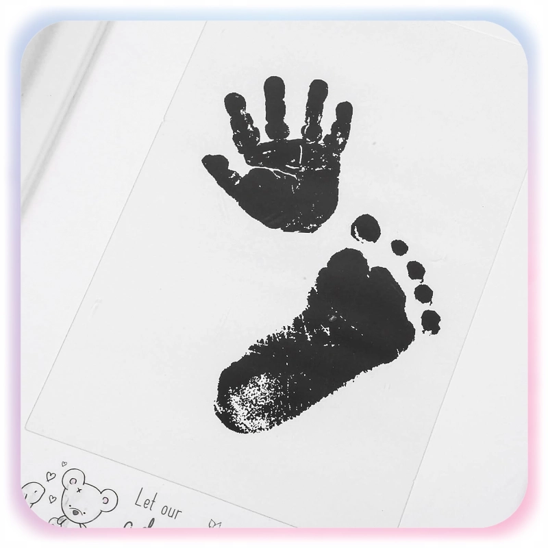 RAMKA ODCISK RĄCZKI STÓPKI 12Miesięcy Zdjęć Pierwszy Rok BABYSHOWER PREZENT