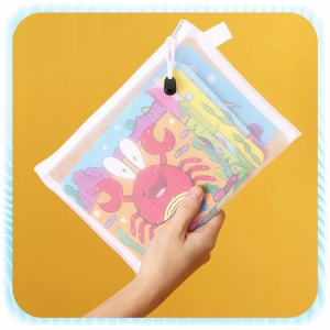2 SZT SASZETKA ORGANIZER NA PUZZLE DOKUMENTY na Zamek Pojemniki DUŻY A4