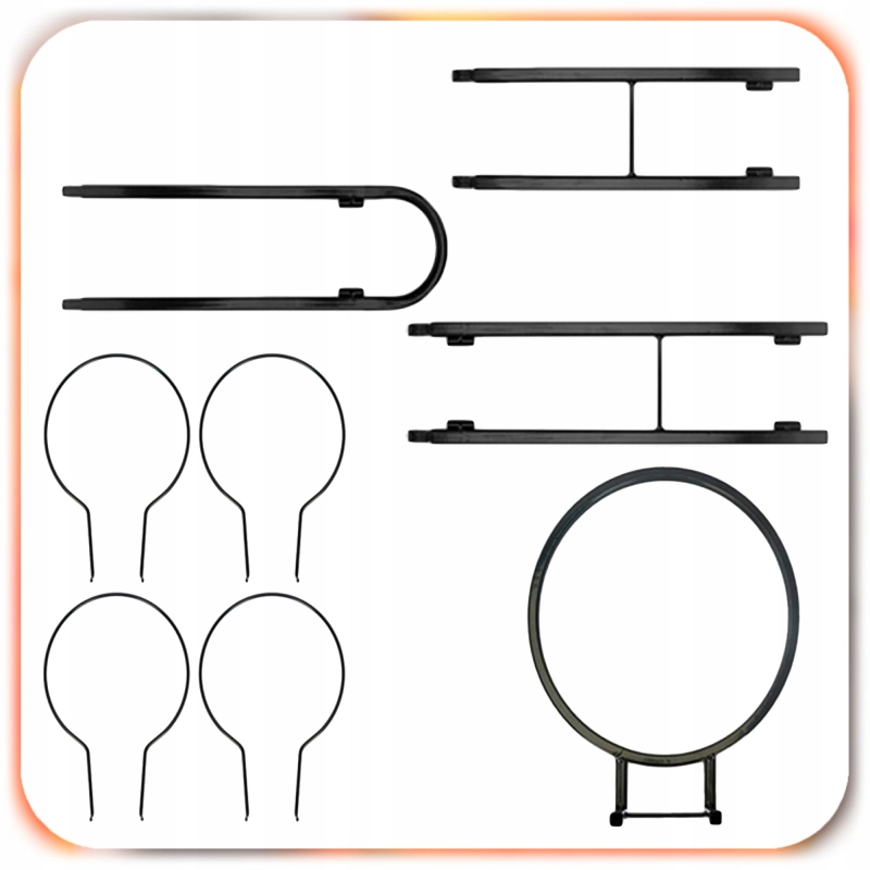 METALOWY WIESZAK UCHWYT STOJAK NA PIŁKĘ PIŁKI CZAPKI CZAPKĘ DONICZKĘ CZTERY