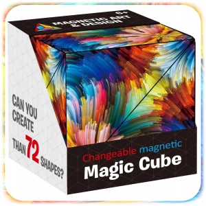 KOSTKA MAGNETYCZNA Magic Cube Fidget Antystresowa Przestrzenna 72 kształty