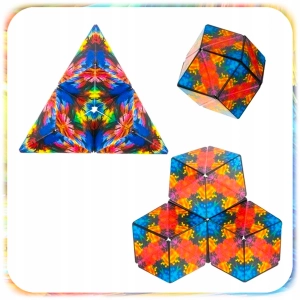 KOSTKA MAGNETYCZNA Magic Cube Fidget Antystresowa Przestrzenna 72 kształty