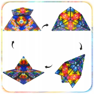 KOSTKA MAGNETYCZNA Magic Cube Fidget Antystresowa Przestrzenna 72 kształty
