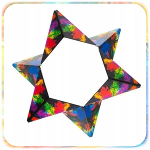 KOSTKA MAGNETYCZNA Magic Cube Fidget Antystresowa Przestrzenna 72 kształty