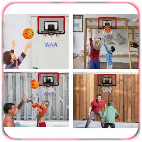 TABLICA DO KOSZYKÓWKI KOSZA NA DRZWI ZESTAW LICZENIE PUNKTÓW TARCZA + PIŁKA