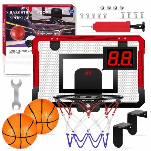 TABLICA DO KOSZYKÓWKI KOSZA NA DRZWI ZESTAW LICZENIE PUNKTÓW TARCZA + PIŁKA