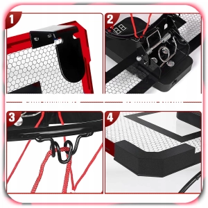 TABLICA DO KOSZYKÓWKI KOSZA NA DRZWI ZESTAW LICZENIE PUNKTÓW TARCZA + PIŁKA