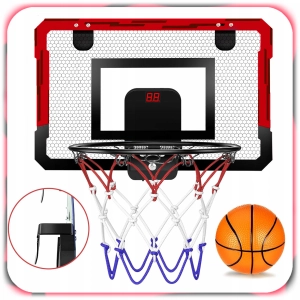 TABLICA DO KOSZYKÓWKI KOSZA NA DRZWI ZESTAW LICZENIE PUNKTÓW TARCZA + PIŁKA