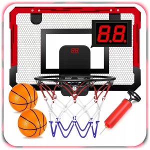 TABLICA DO KOSZYKÓWKI KOSZA NA DRZWI ZESTAW LICZENIE PUNKTÓW TARCZA + PIŁKA