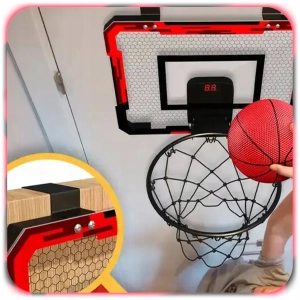 TABLICA DO KOSZYKÓWKI KOSZA NA DRZWI ZESTAW LICZENIE PUNKTÓW TARCZA + PIŁKA