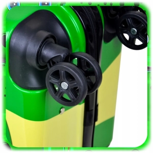 WALIZKA KABINOWA PODRÓŻNA DLA DZIECI KROKODYL BAGAŻ PODRĘCZN NA KÓŁKACH KOD