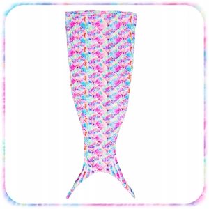 KOC OGON SYRENY MIĘKKI SYRENI ŚPIWÓR OTULACZ KOCYK TĘCZOWY DLA DZIECI