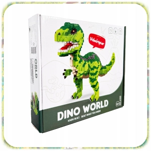 KLOCKI KONSTRUKCYJNE DINOZAUR VELOCIRAPTOR 1457 EL PREZENT ZESTAW KLOCKÓW
