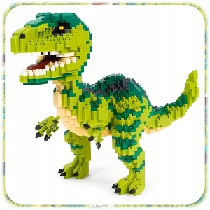 KLOCKI KONSTRUKCYJNE DINOZAUR VELOCIRAPTOR 1457 EL PREZENT ZESTAW KLOCKÓW