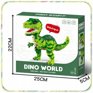 KLOCKI KONSTRUKCYJNE DINOZAUR VELOCIRAPTOR 1457 EL PREZENT ZESTAW KLOCKÓW