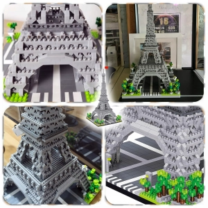 WIEŻA EIFFLA KLOCKI KONSTRUKCYJNE EIFFEL TOWER ZESTAW 2904 ELEMENTÓW XL