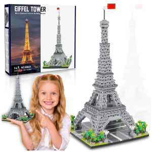 WIEŻA EIFFLA KLOCKI KONSTRUKCYJNE EIFFEL TOWER ZESTAW 2904 ELEMENTÓW XL
