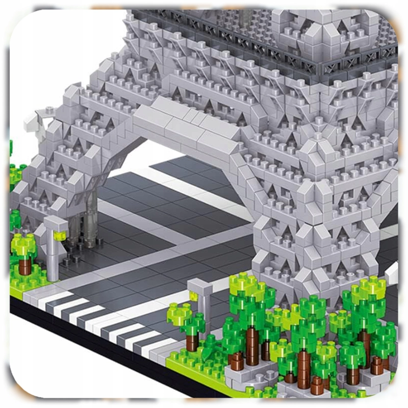 WIEŻA EIFFLA KLOCKI KONSTRUKCYJNE EIFFEL TOWER ZESTAW 2904 ELEMENTÓW XL
