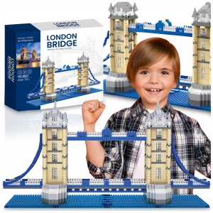 MOST LONDYŃSKI KLOCKI KONSTRUKCYJNE LONDON BRIDGE ZESTAW 1310 ELEMENTÓW XL