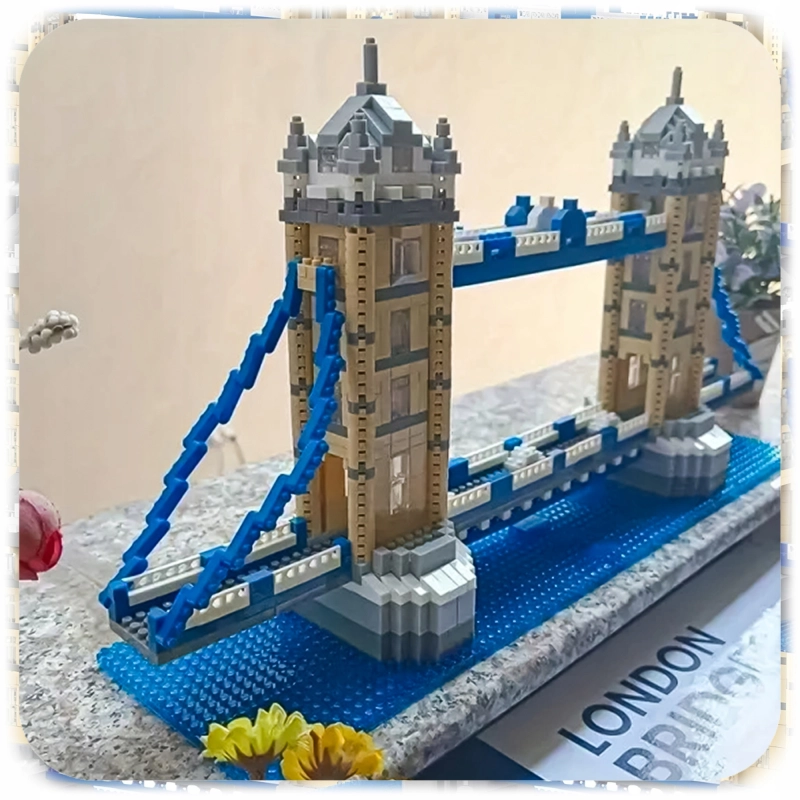 MOST LONDYŃSKI KLOCKI KONSTRUKCYJNE LONDON BRIDGE ZESTAW 1310 ELEMENTÓW XL