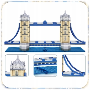 MOST LONDYŃSKI KLOCKI KONSTRUKCYJNE LONDON BRIDGE ZESTAW 1310 ELEMENTÓW XL
