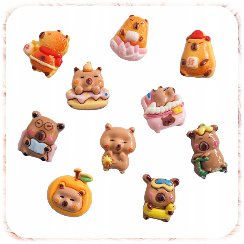 ZESTAW KREATYWNY DLA DZIECI KAPIBARA W WALIZCE 149EL+ WALIZKA AKCESORIA DIY