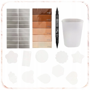 ZESTAW KREATYWNY DLA DZIECI KAPIBARA W WALIZCE 149EL+ WALIZKA AKCESORIA DIY