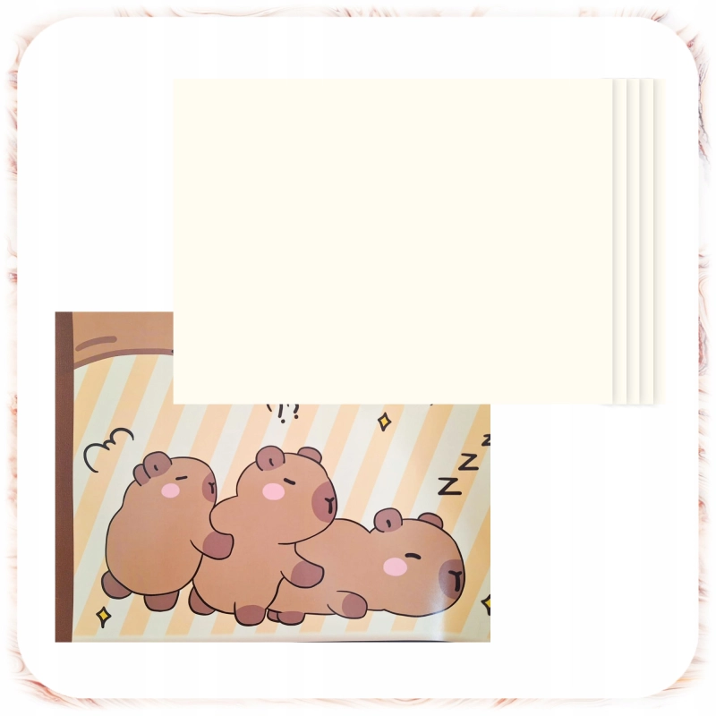 ZESTAW KREATYWNY DLA DZIECI KAPIBARA W WALIZCE 149EL+ WALIZKA AKCESORIA DIY