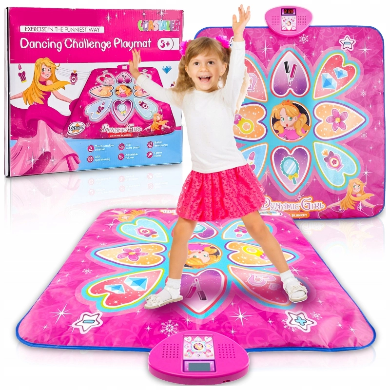 MATA DO TAŃCZENIA DLA DZIECI GRA MUZYCZNA INTERAKTYWNA TANECZNA TAŃCA