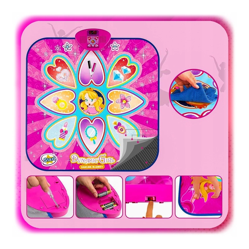 MATA DO TAŃCZENIA DLA DZIECI GRA MUZYCZNA INTERAKTYWNA TANECZNA TAŃCA